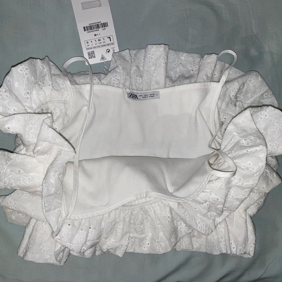 ZARA Contrast Crop Top - Picture 6 of 6